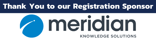 iFEST registration sponsor, Meridian Knowledge Solutions company logo