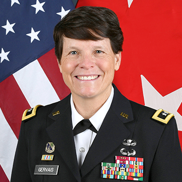 Headshot of MG Maria R. Gervais, director, Synthetic Training Environment Cross Functional Team