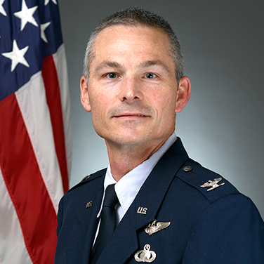 Col C. “Matt” Ryan, USAF, Senior Materiel Leader, Simulators Division