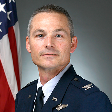 Col C. "Matt" Ryan, USAF, Senior Materiel Leader, Simulators, AFLCMC/WNS